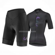 2023 Ropa Ciclismo Mujer Liv Negro Mangas Cortas y salopette